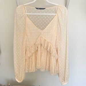 Zara Sheer Blouse S